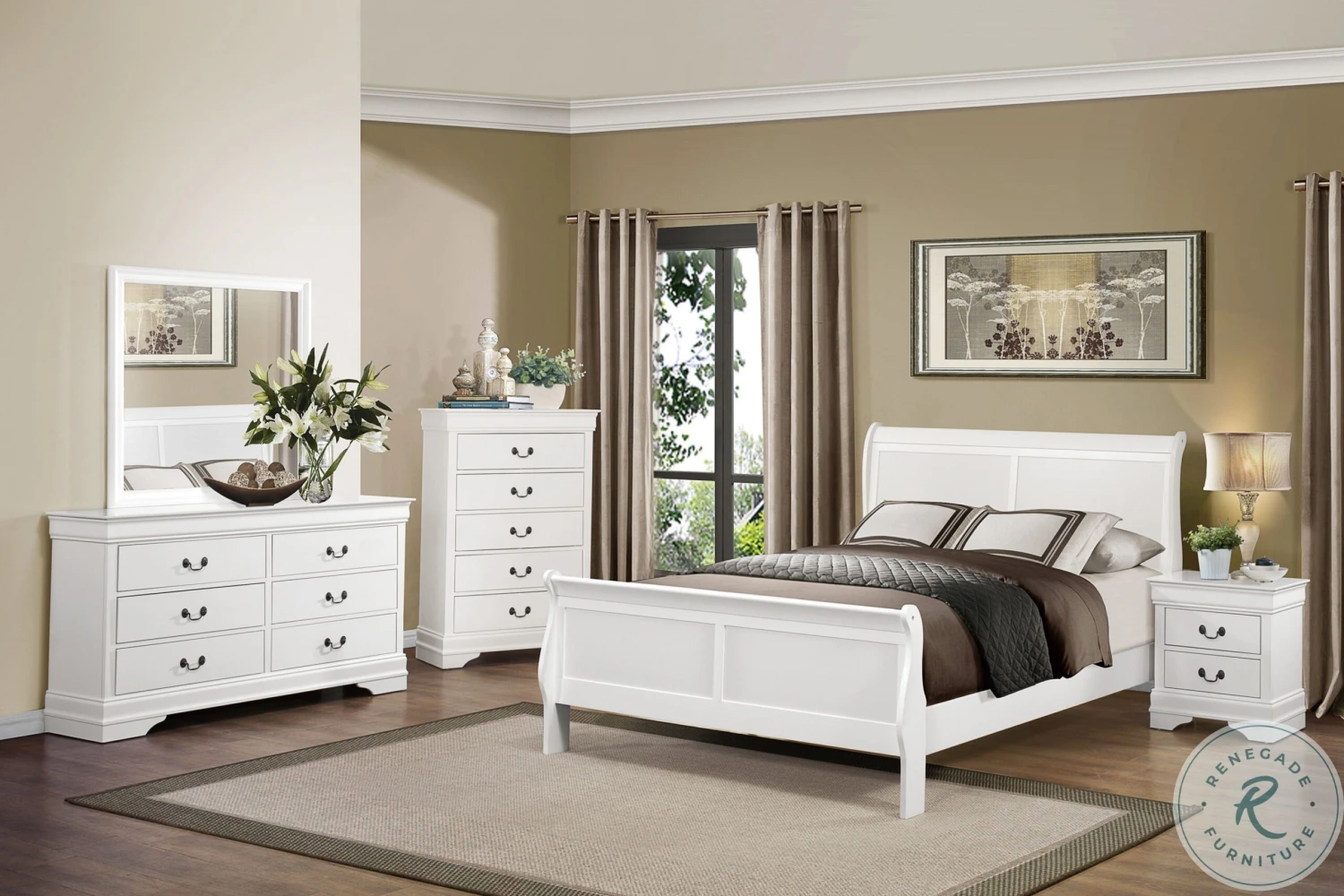 Mayville White Nightstand - Image 2