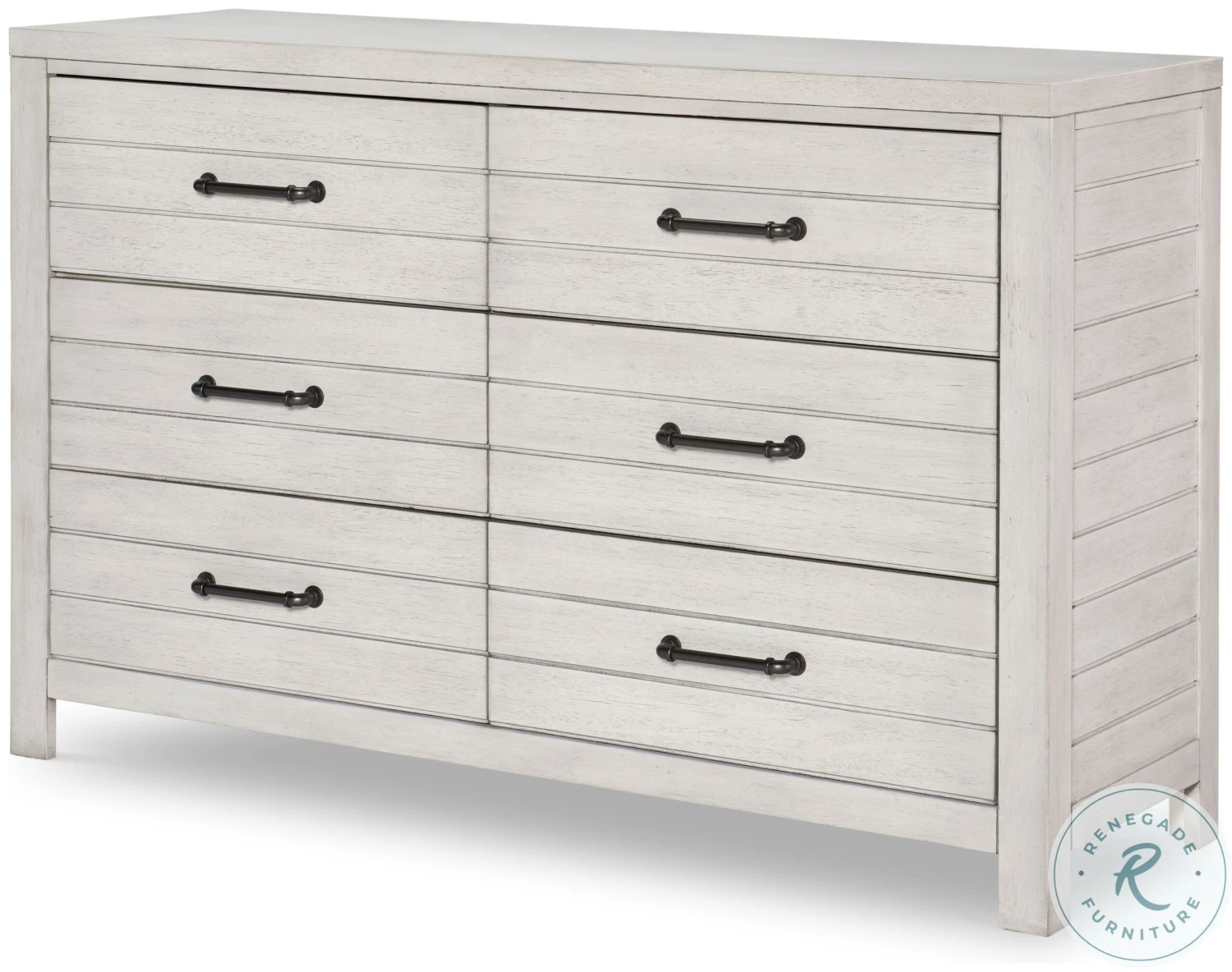 Summer Camp Stone Path White Youth Bunk Bedroom Set With Trundle - Image 10