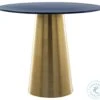 Reo Blue And Gold Side Table