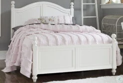 Lake House White Payton Full Arch Poster Bed
