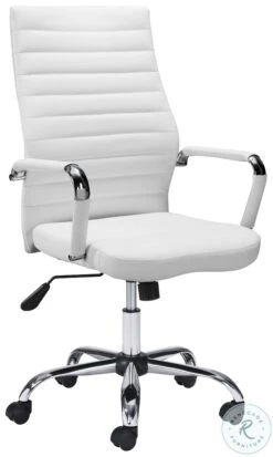 Primero White Office Chair