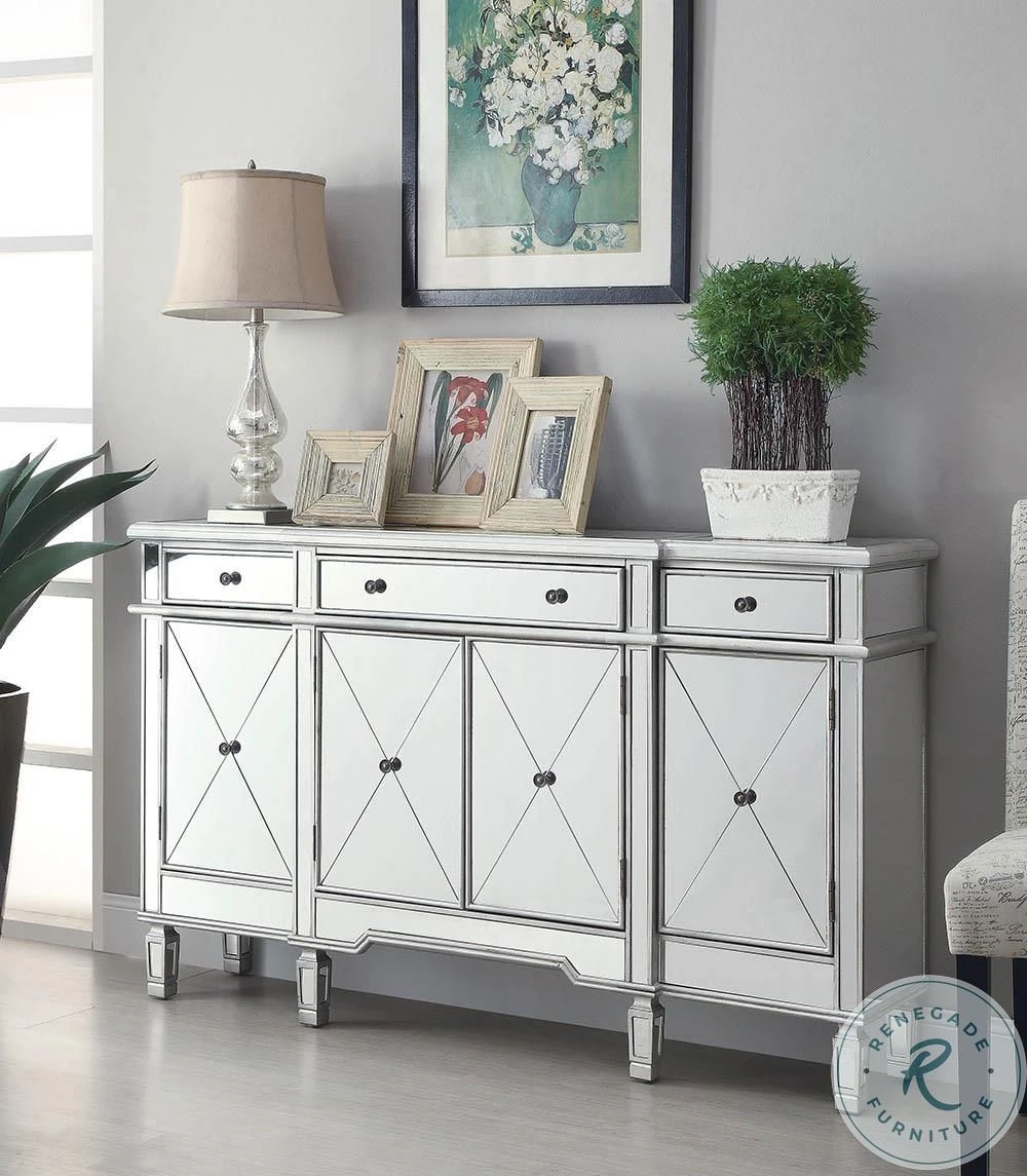 Aconitum Clear Mirror 4 Door Wine Cabinet - Image 4