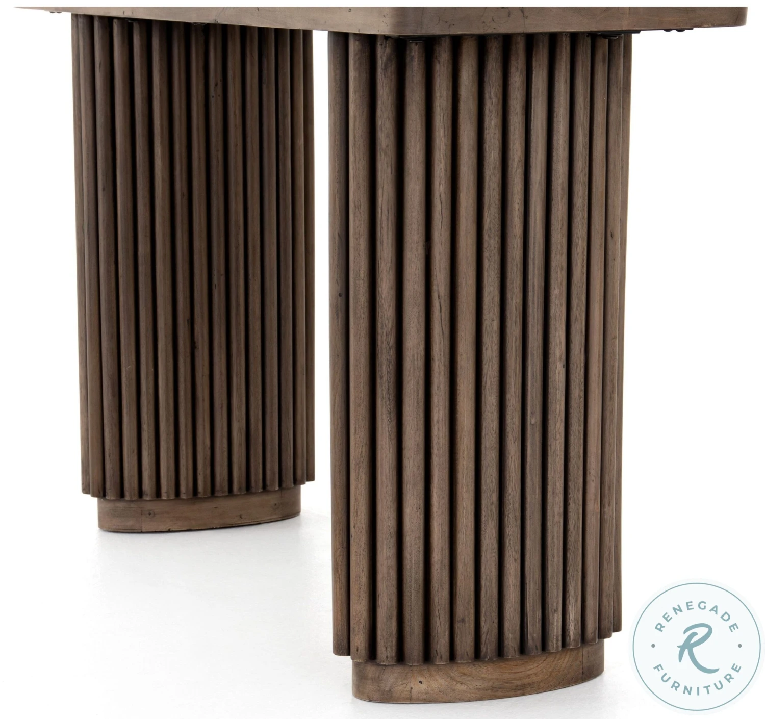 Rutherford Reclaimed Ashen Brown Console Table - Image 3