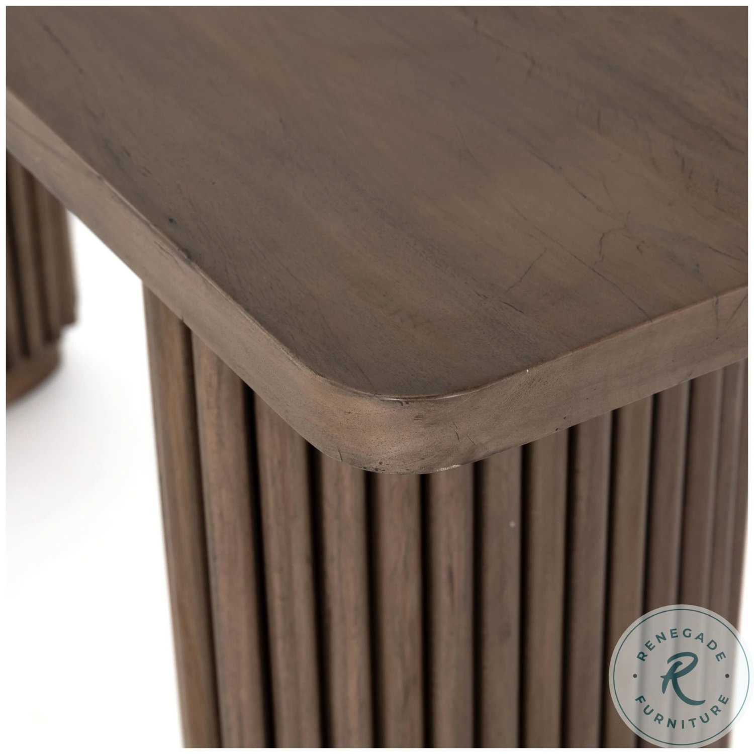 Rutherford Reclaimed Ashen Brown Console Table - Image 5