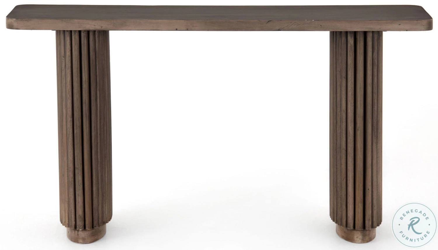 Rutherford Reclaimed Ashen Brown Console Table - Image 2