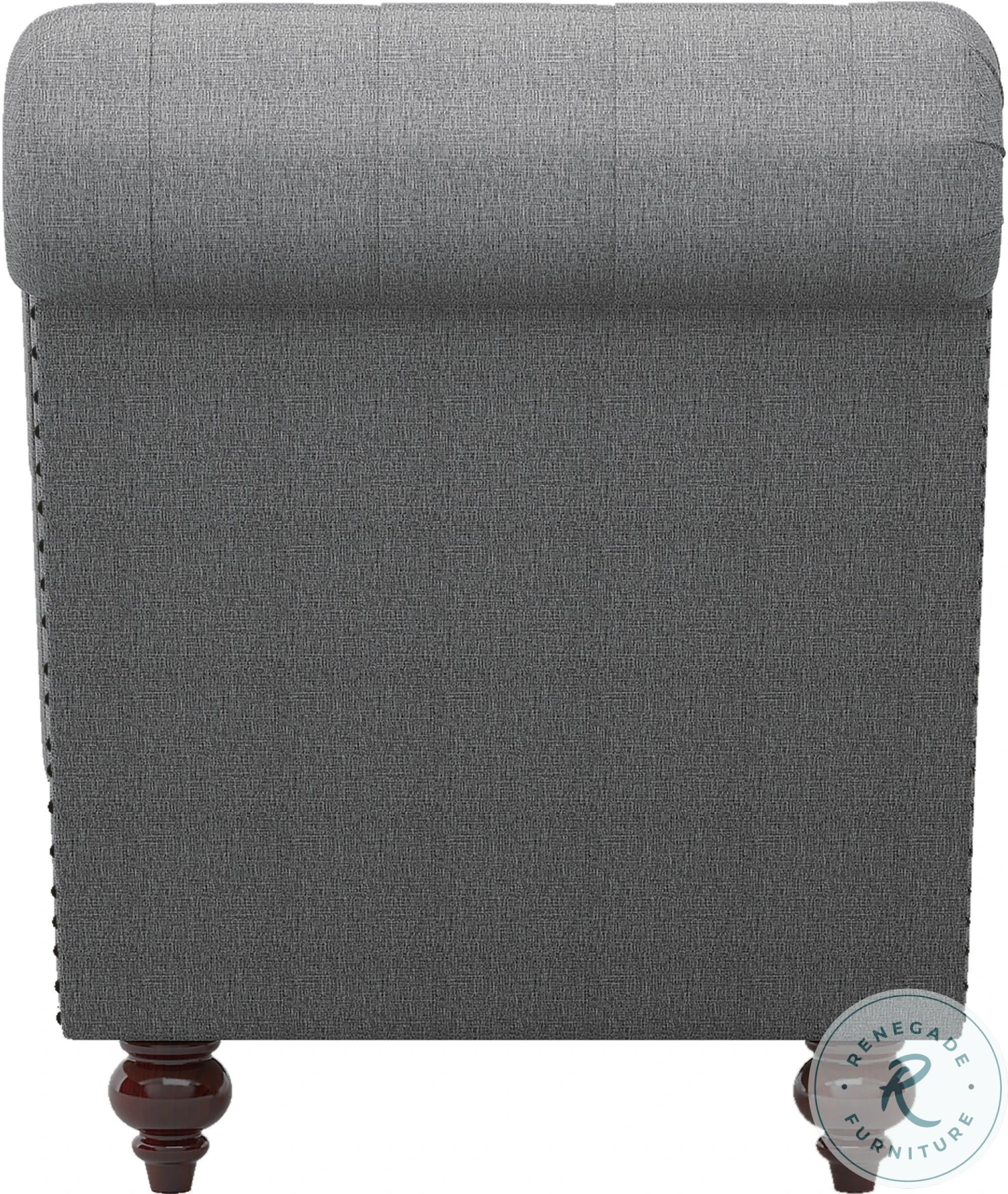 Bonne Dark Gray Chaise - Image 6