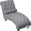 Bonne Dark Gray Chaise