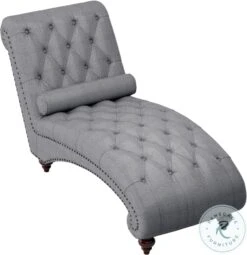 Bonne Dark Gray Chaise