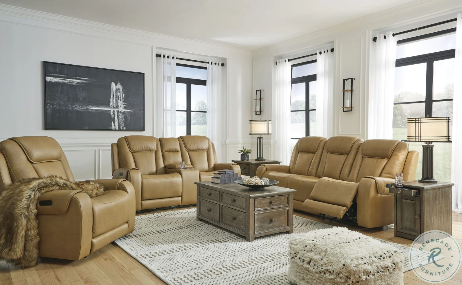 Wyndahl Rustic Brown Chairside End Table - Image 2