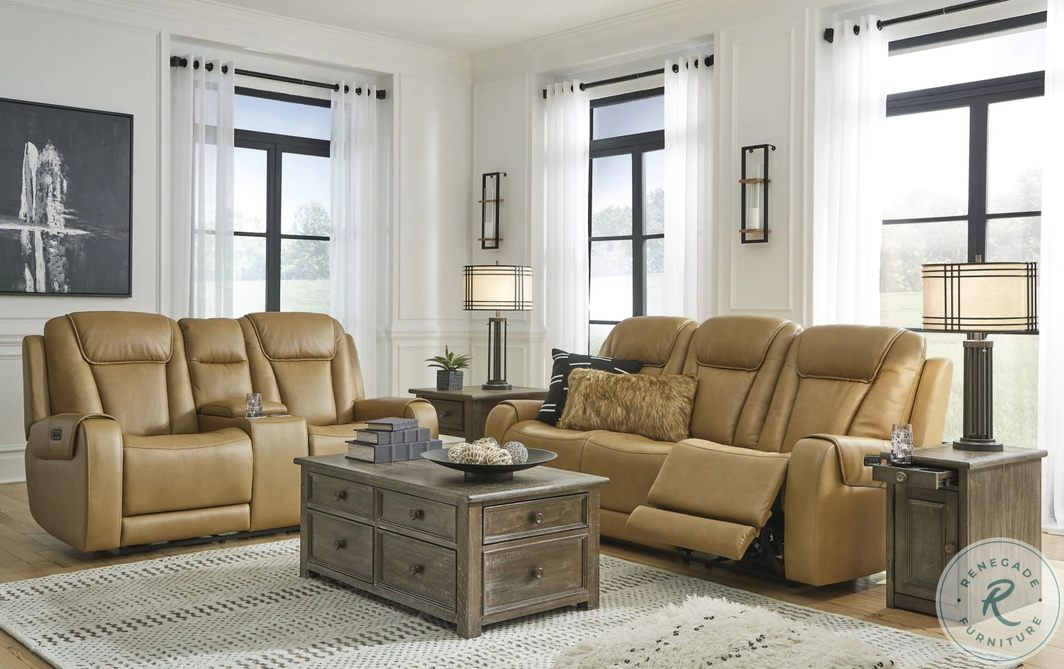 Wyndahl Rustic Brown Chairside End Table - Image 10