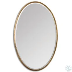 Herleva Gold Oval Mirror