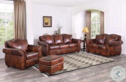 Cambria Arizona Marco Leather Living Room Set