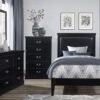 Seabright Black Youth Panel Bedroom Set