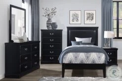 Seabright Black Youth Panel Bedroom Set