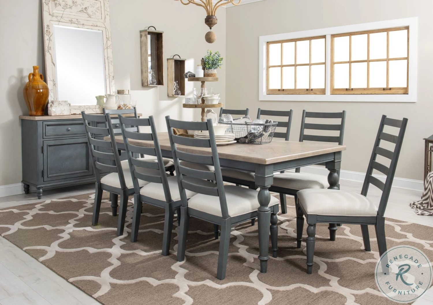 Easton Hills Cream Ladder Back Side Chair Set Of 2 - Image 3