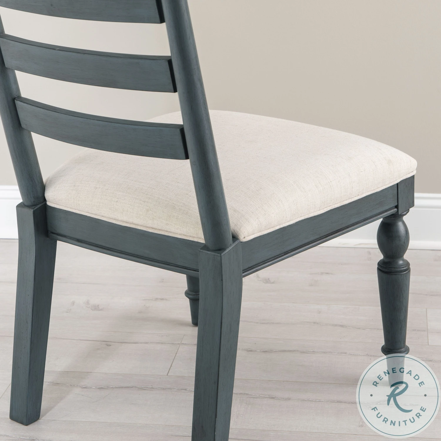 Easton Hills Cream Ladder Back Side Chair Set Of 2 - Image 7