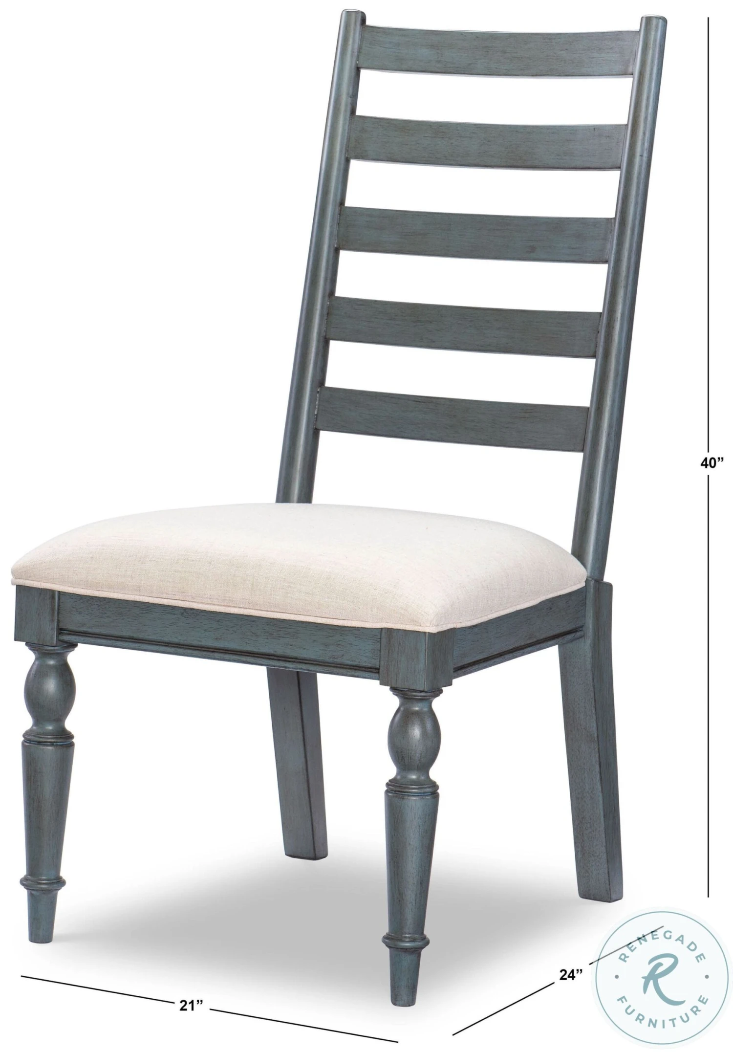 Easton Hills Cream Ladder Back Side Chair Set Of 2 - Image 4