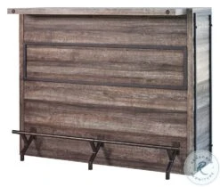 Joe Aged Oak 5 Shelf Bar Unit