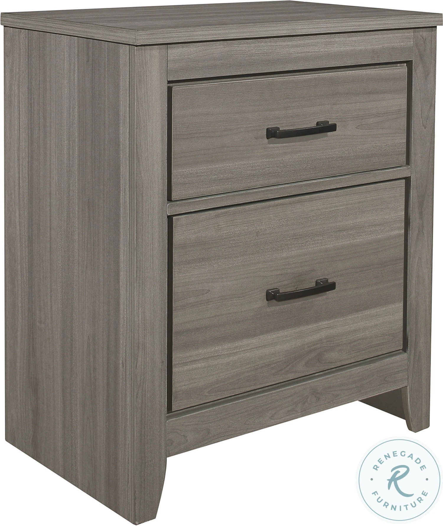 Waldorf Dark Gray Nightstand