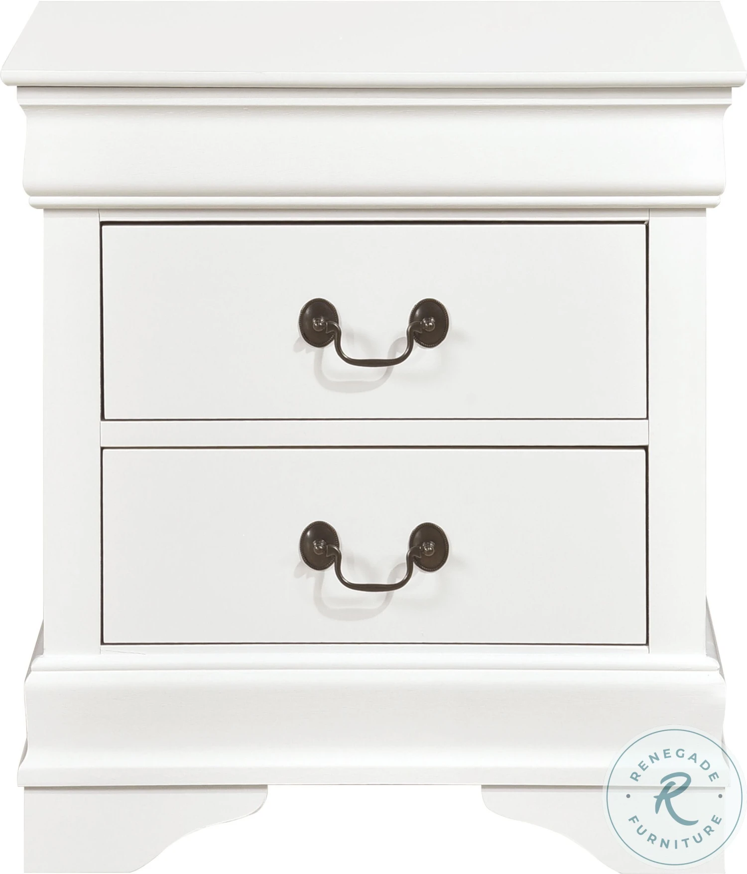 Mayville White Nightstand - Image 4