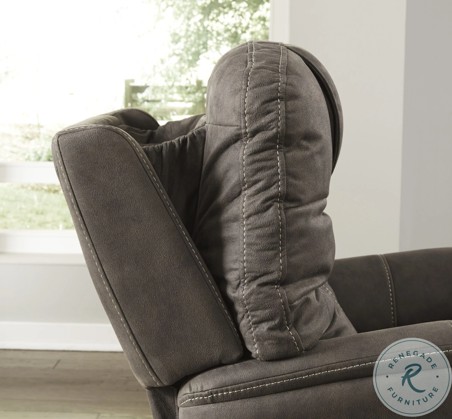 Ballister Espresso Power Lift Recliner - Image 7