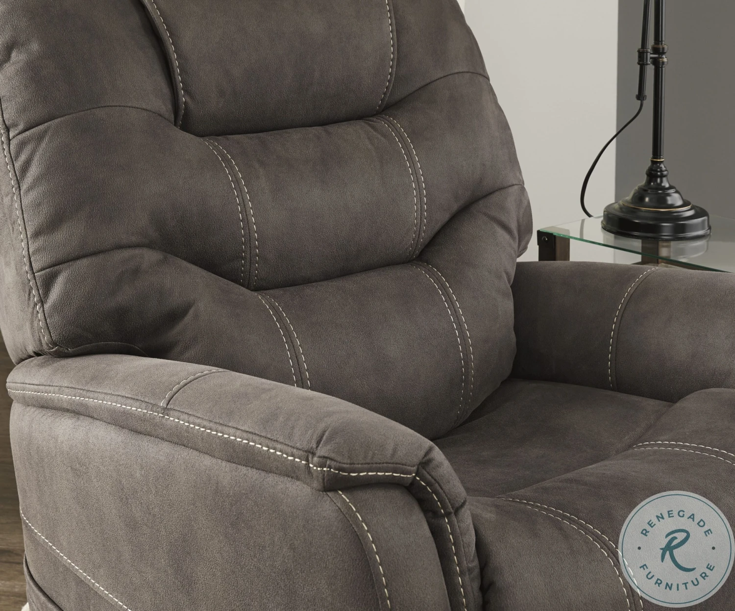 Ballister Espresso Power Lift Recliner - Image 8