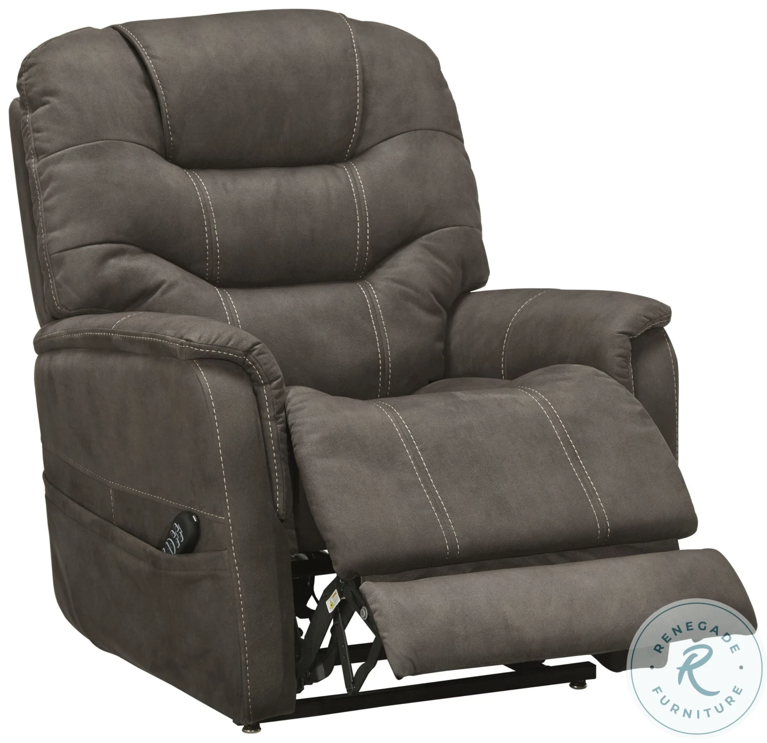 Ballister Espresso Power Lift Recliner - Image 5