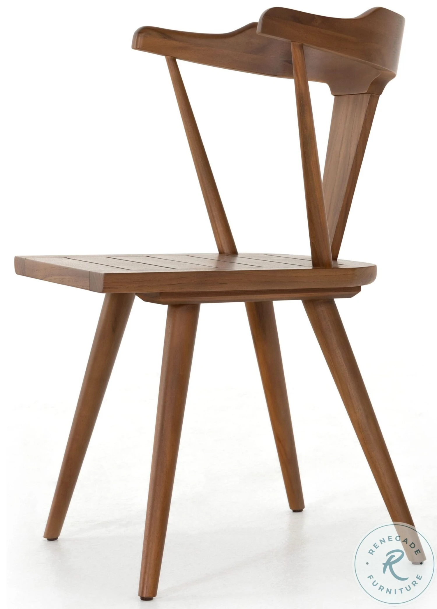 Coleson Natural Teak Outdoor Dining Chair - Image 4