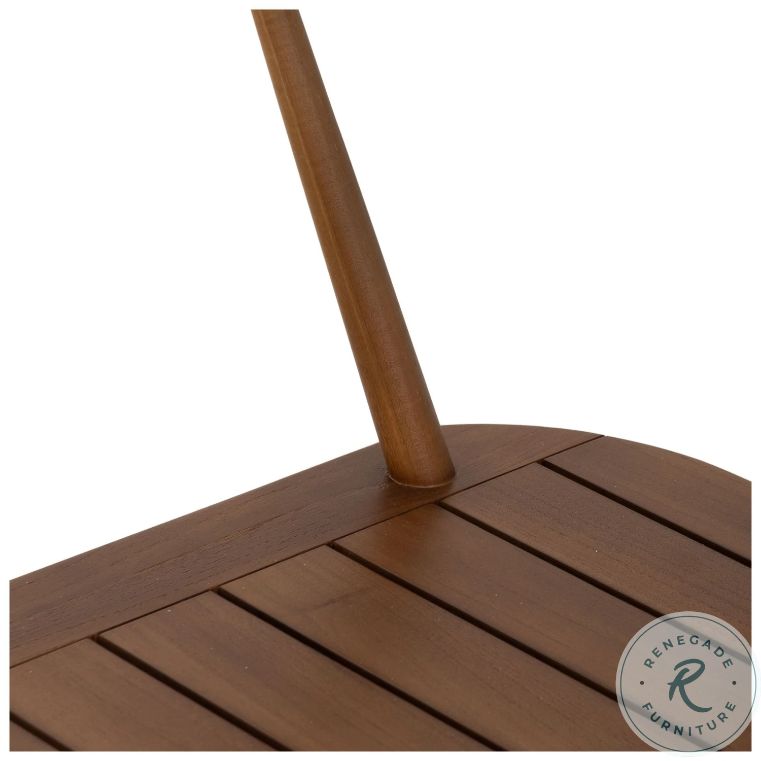 Coleson Natural Teak Outdoor Dining Chair - Image 8