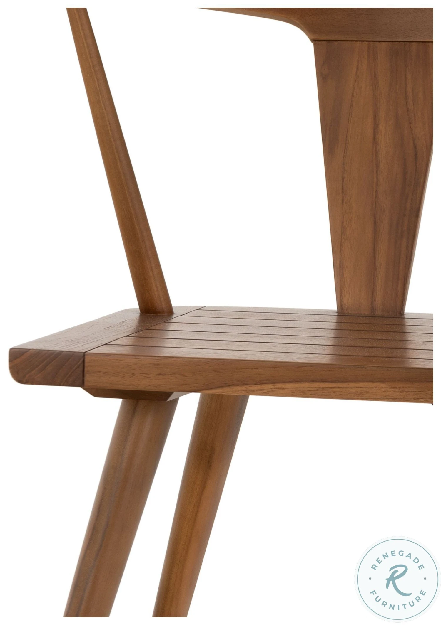 Coleson Natural Teak Outdoor Dining Chair - Image 10