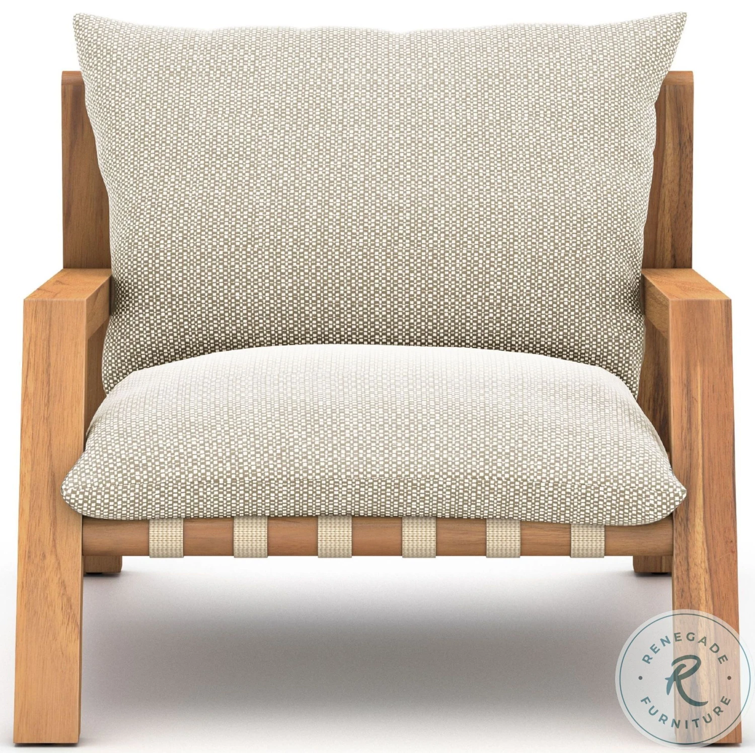 Soren Faye Sand And Natural Teak Outdoor Conversation Set - Image 7
