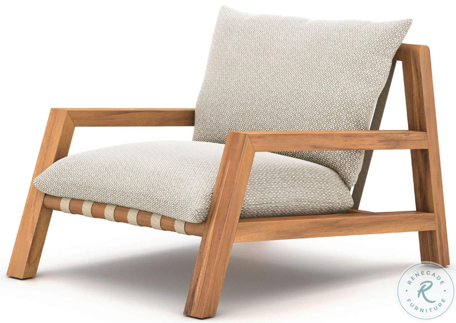 Soren Faye Sand And Natural Teak Outdoor Conversation Set - Image 6