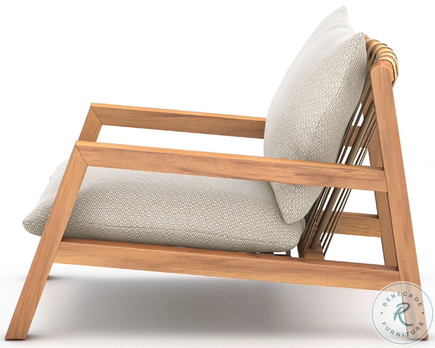 Soren Faye Sand And Natural Teak Outdoor Conversation Set - Image 8