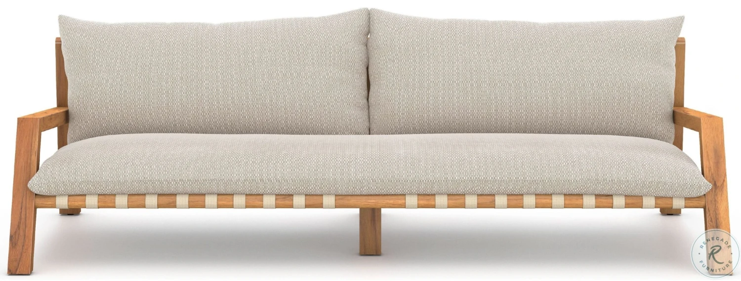 Soren Faye Sand And Natural Teak Outdoor Conversation Set - Image 3