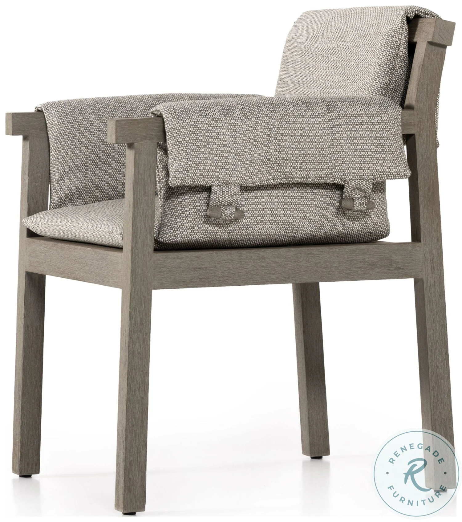 Galway Weathered Grey And Faye Ash Outdoor Dining Chair - Image 5