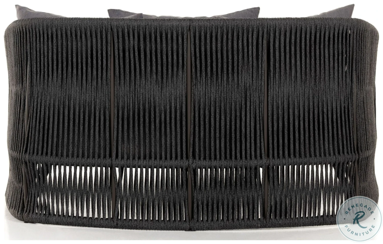 Porto Charcoal And Bronze And Dark Grey Outdoor Daybed - Image 4