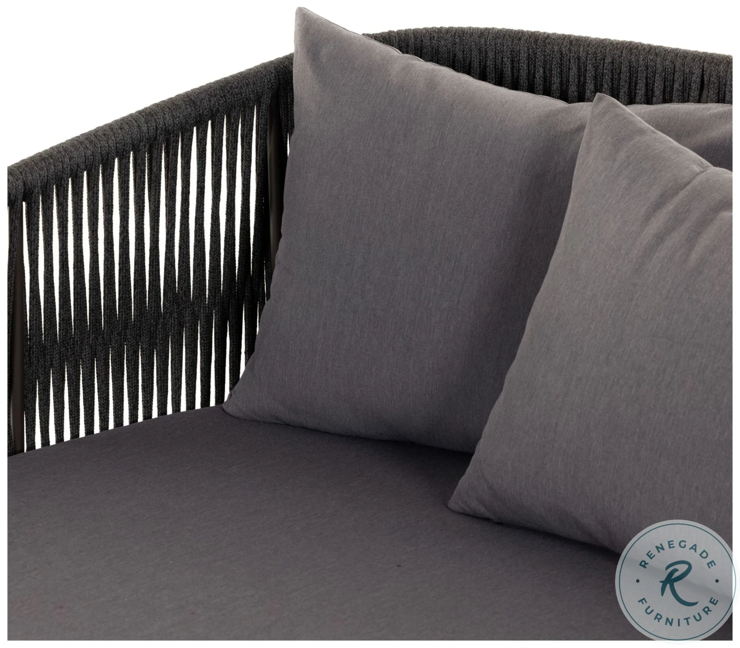 Porto Charcoal And Bronze And Dark Grey Outdoor Daybed - Image 8