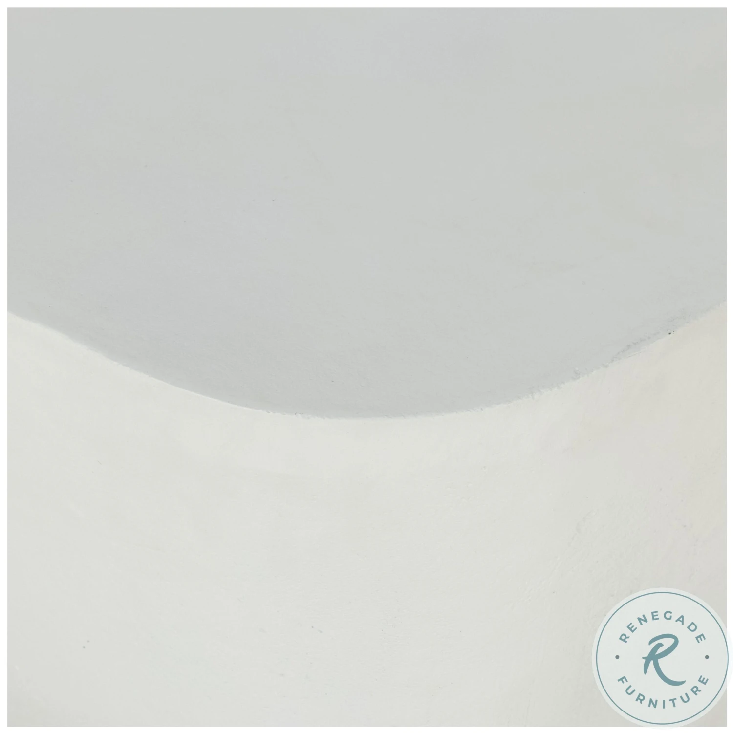 Basil Matte White Cast Aluminum Square Outdoor Occasional Table Set - Image 6