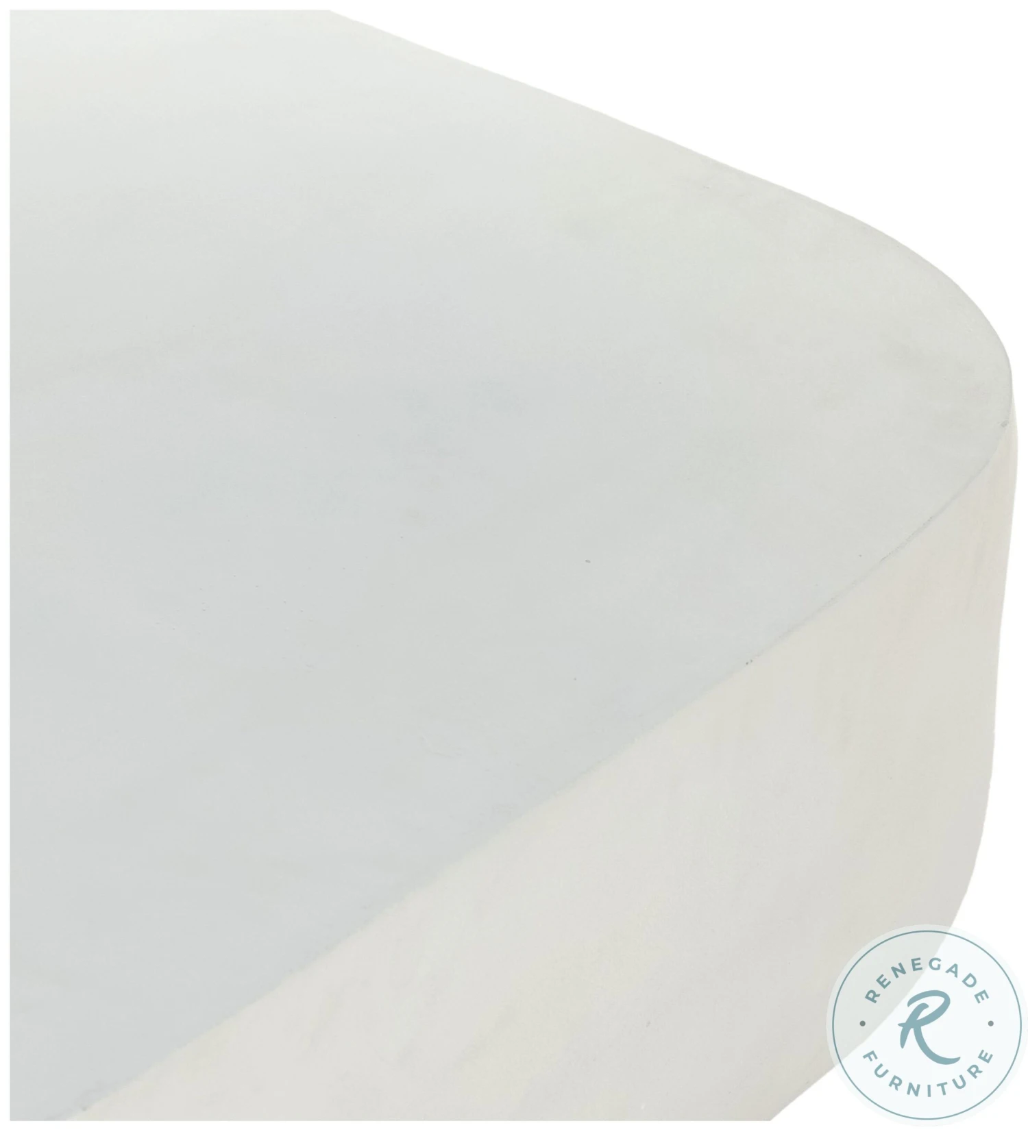 Basil Matte White Cast Aluminum Square Outdoor Occasional Table Set - Image 7