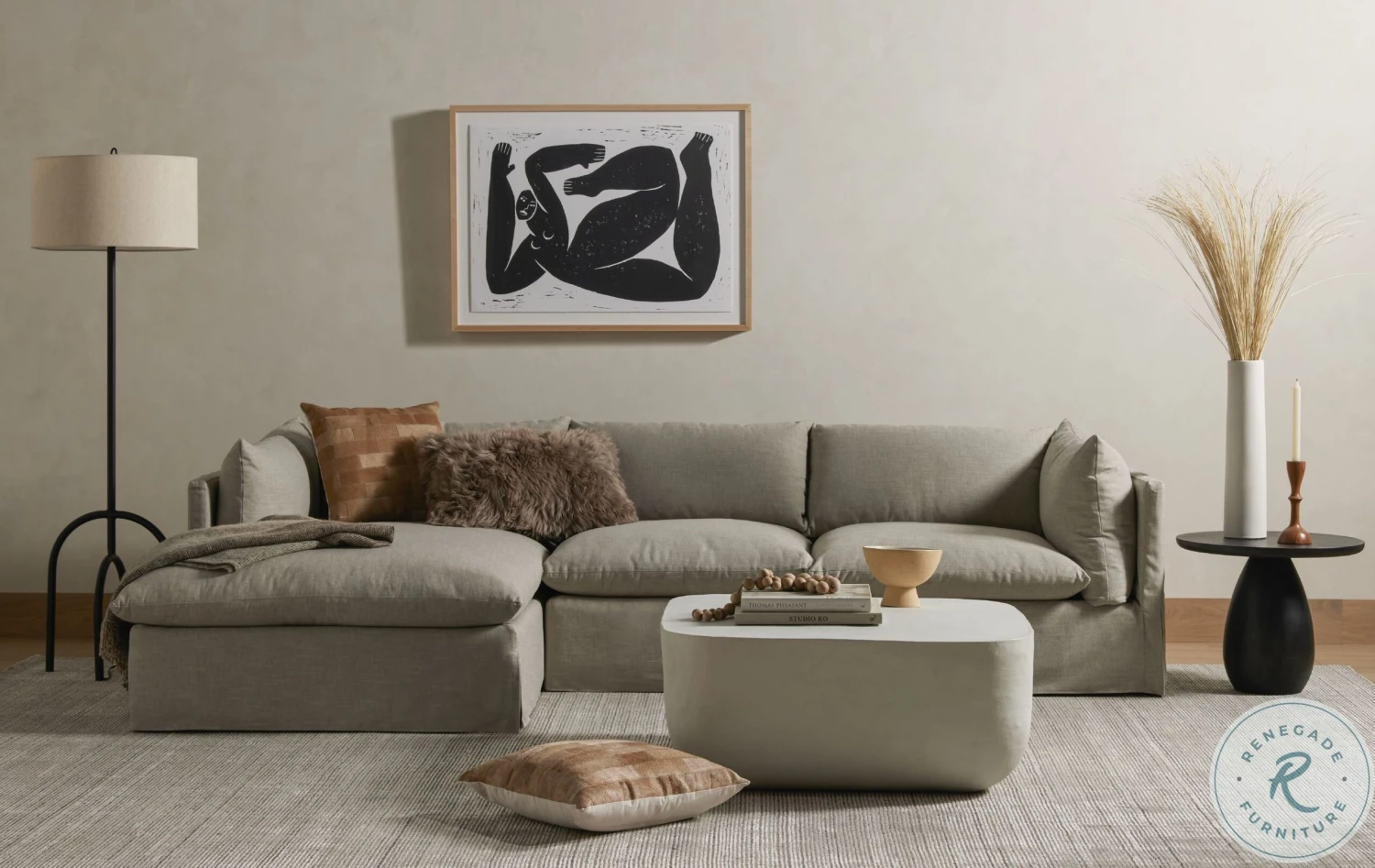 Basil Matte White Cast Aluminum Square Outdoor Occasional Table Set