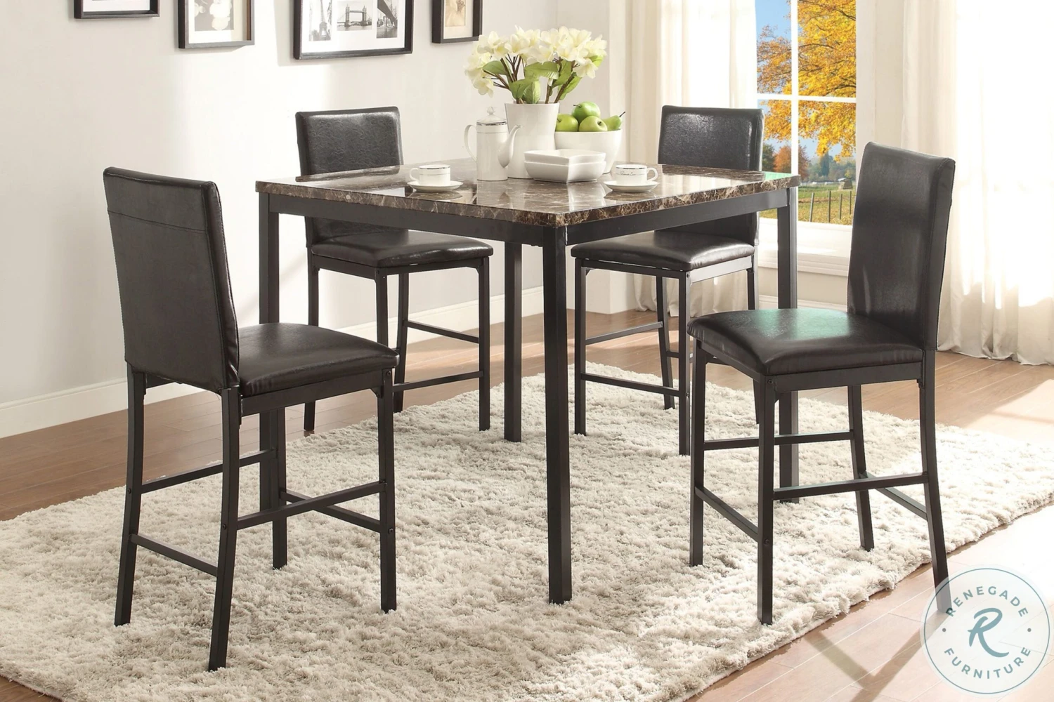 Tempe Black Counter Height Chair Set Of 4 - Image 3