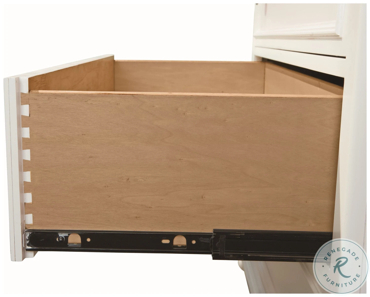 Madison Natural White Painted Youth Panel Bedroom Set - Image 8