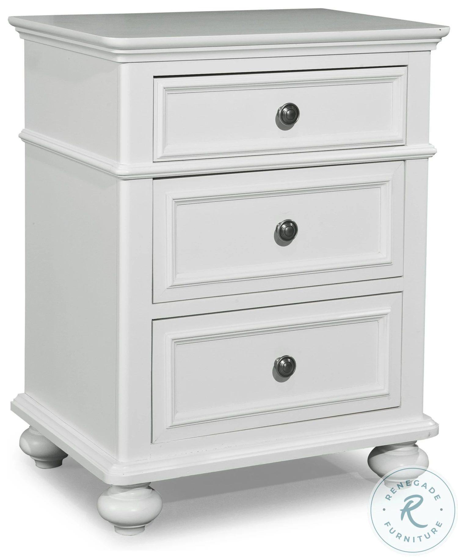 Madison Natural White Painted Youth Panel Bedroom Set - Image 5