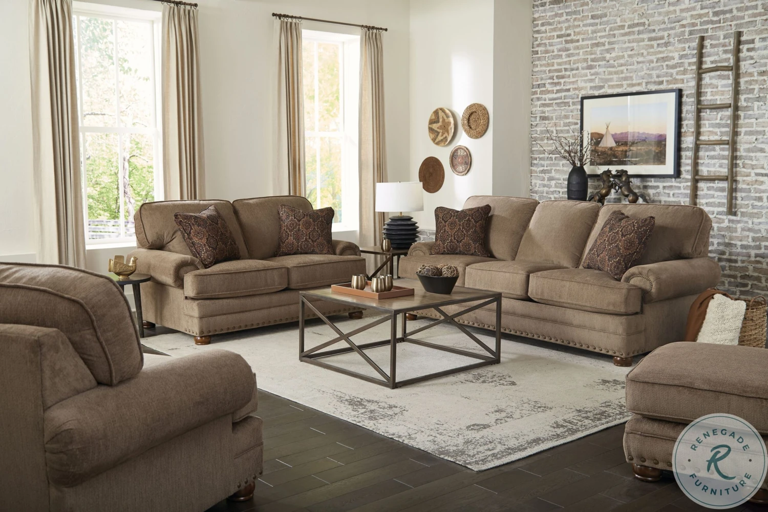 Jackson Singletary Java Rocker Recliner - Image 2