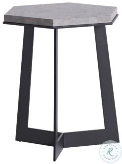Tommy Bahama South Beach Gray Stone And Dark Graphite Outdoor Spot Table
