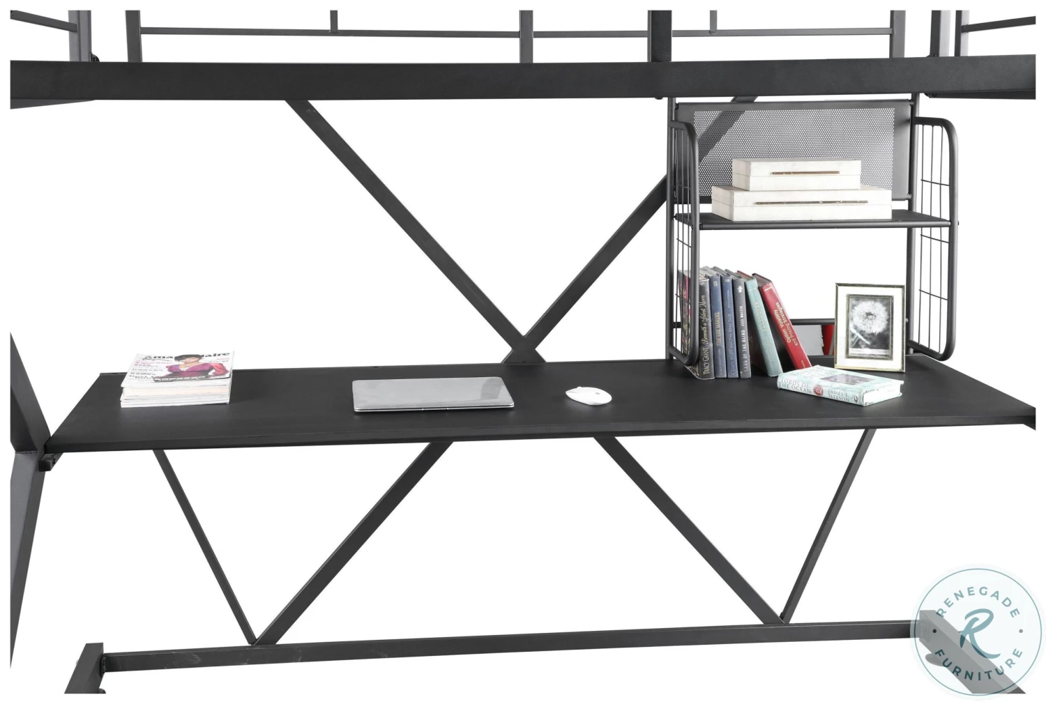 Parkview Black Full Workstation Loft Bed - Image 10