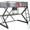 Parkview Black Full Workstation Loft Bed