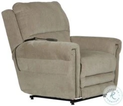 Warner Putty Power Reclining Lift Chair With Power Headrest And Power Lumbar