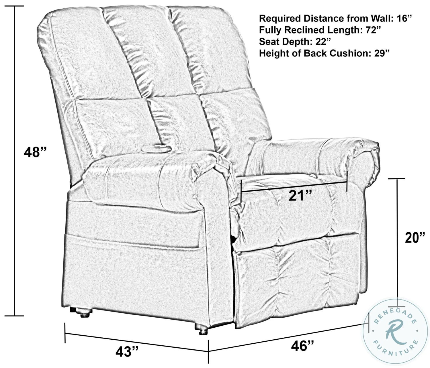 Stallworth Godiva Power Lift Recliner - Image 2