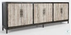 Lisbon Gray 6 Door Sideboard